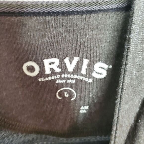 Orvis Mens Performance 1/4 Zip Pullover Sweatshirt Gray Size Large - Picture 6 of 9